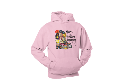 "VINYL THE ULTIMATE THROWBACK" CUSTOM DESIGN HOODIE