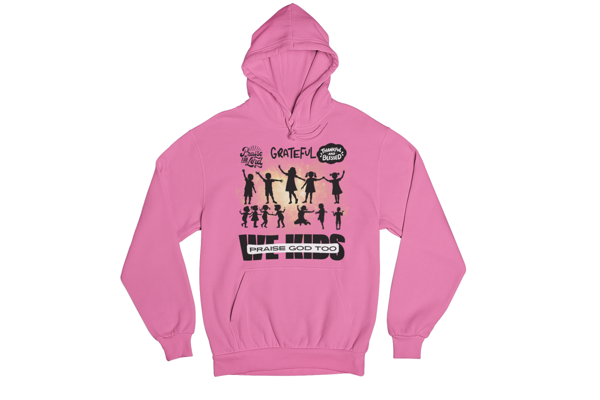 "WE KIDS PRAISE GOD TOO" CUSTOM GRAPHIC DESIGN (BLACK PRINT)