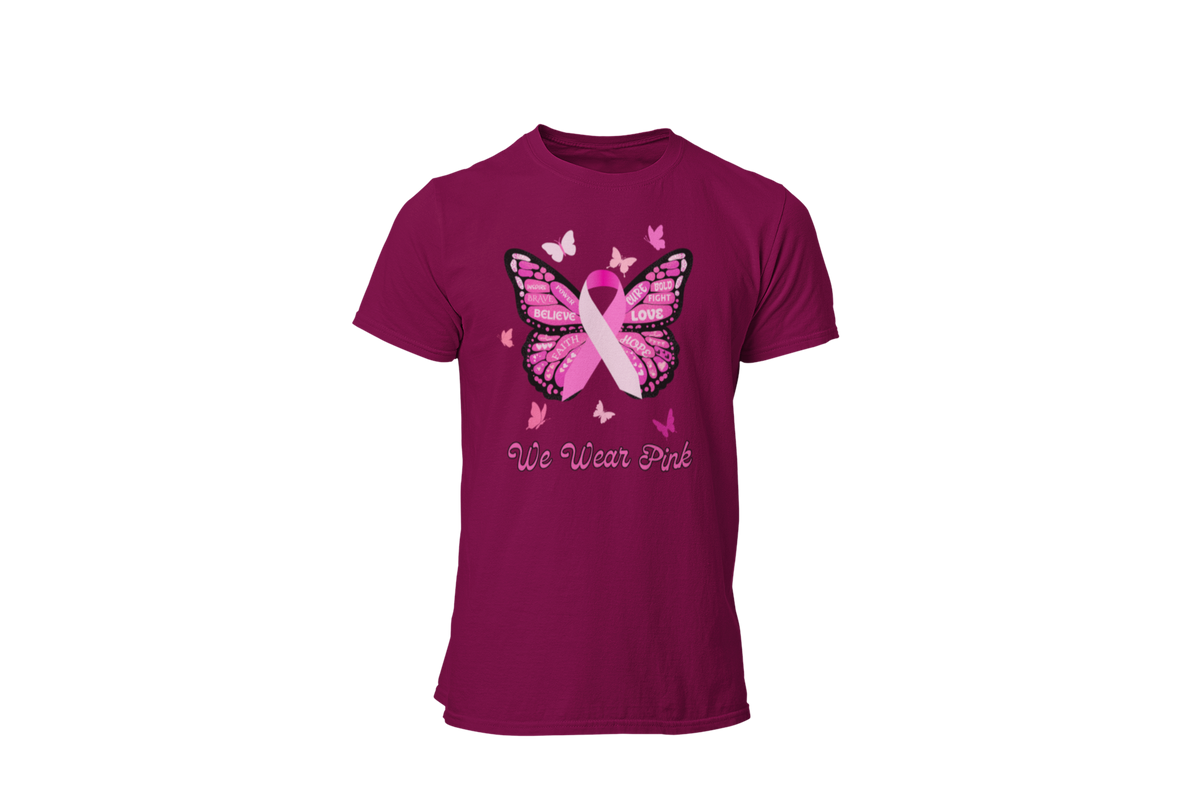 "WE WEAR PINK" - BREAST CANCER AWARENESS T-SHIRT