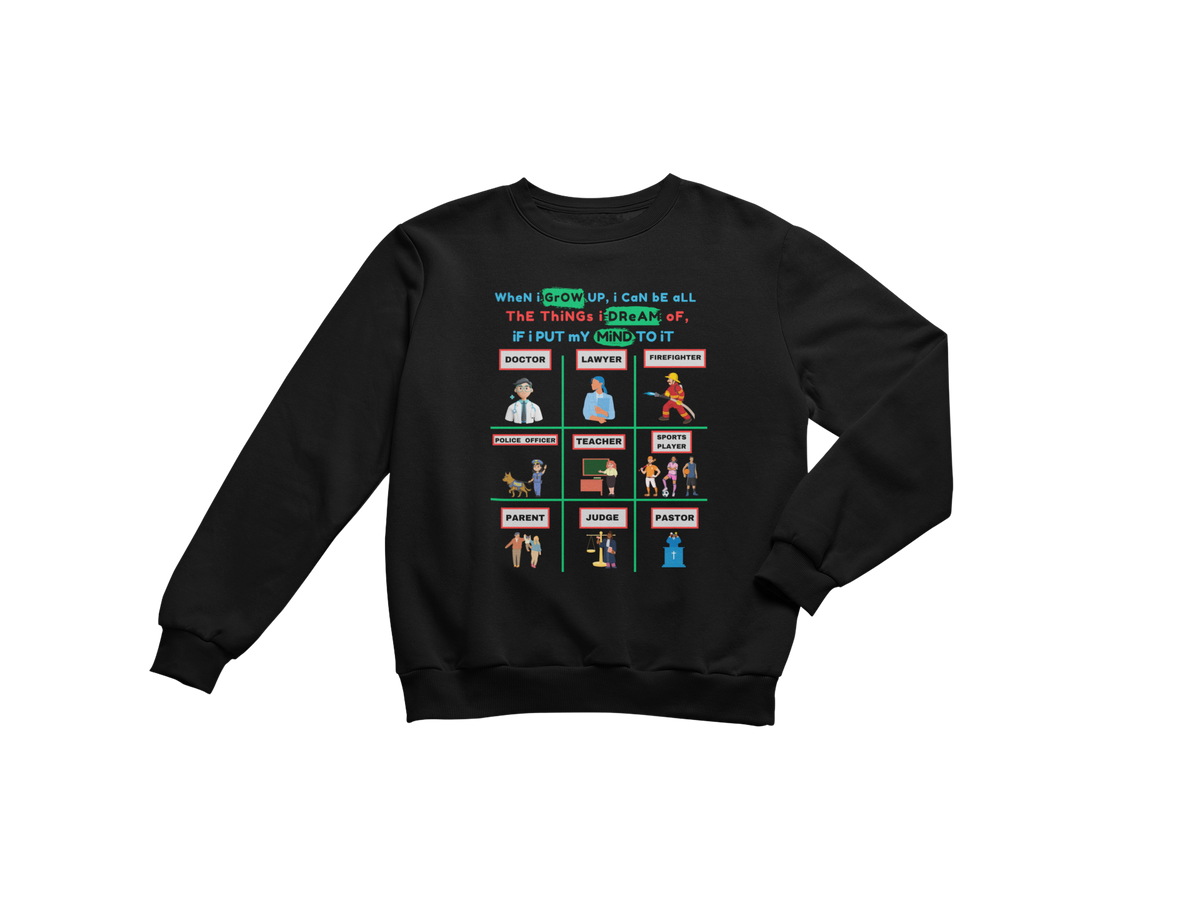 "WHEN I GROW UP" CUSTOM GRAPHIC DESIGN