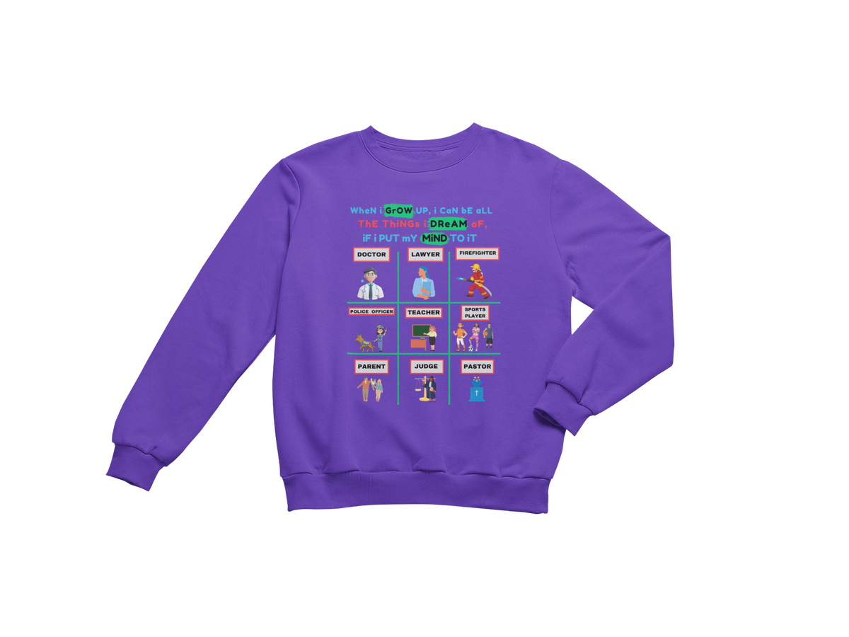 "WHEN I GROW UP" CUSTOM GRAPHIC DESIGN