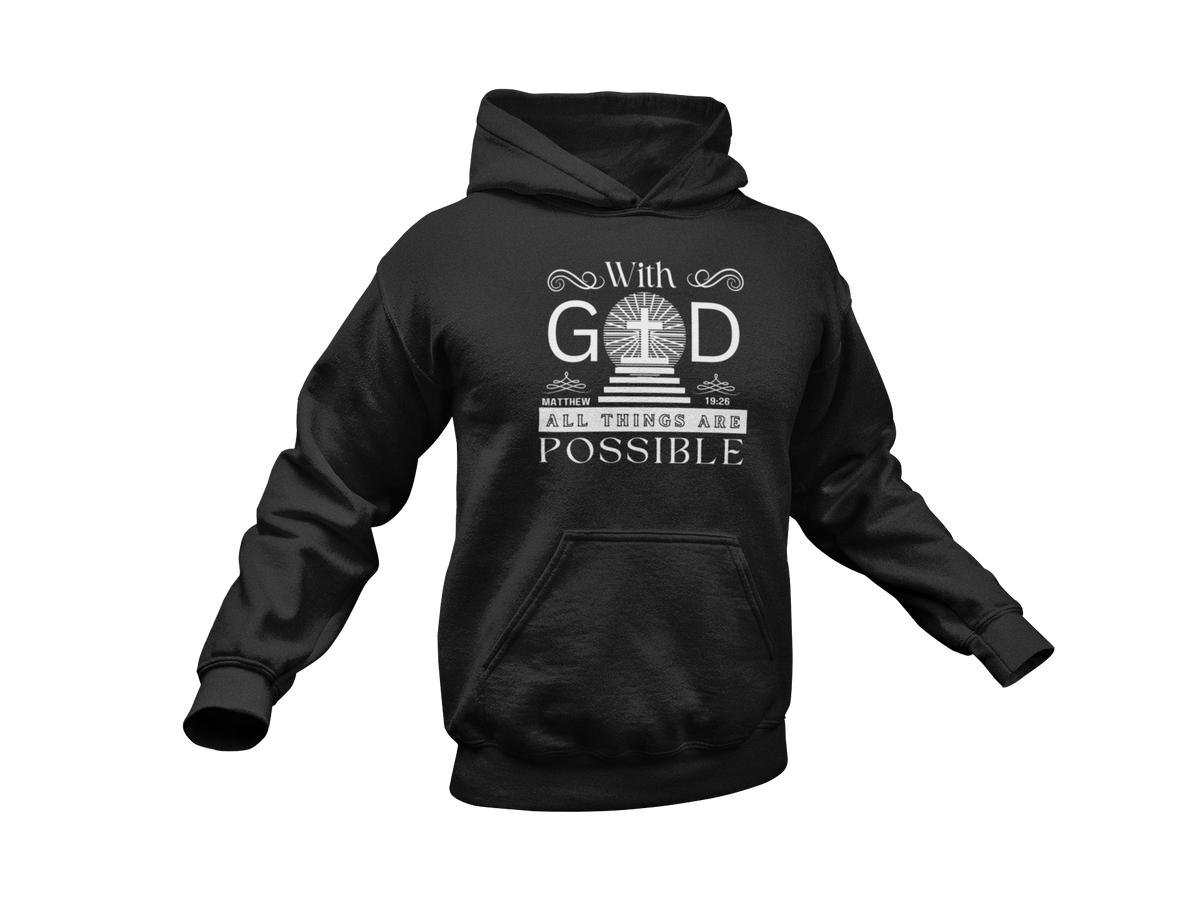 WITH GOD ALL THINGS ARE POSSIBLE - MATTHEW 19:26" SIGNATURE CUSTOM DESIGN