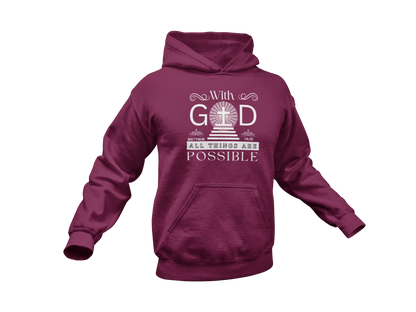 WITH GOD ALL THINGS ARE POSSIBLE - MATTHEW 19:26" SIGNATURE CUSTOM DESIGN