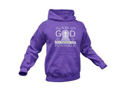 WITH GOD ALL THINGS ARE POSSIBLE - MATTHEW 19:26" SIGNATURE CUSTOM DESIGN