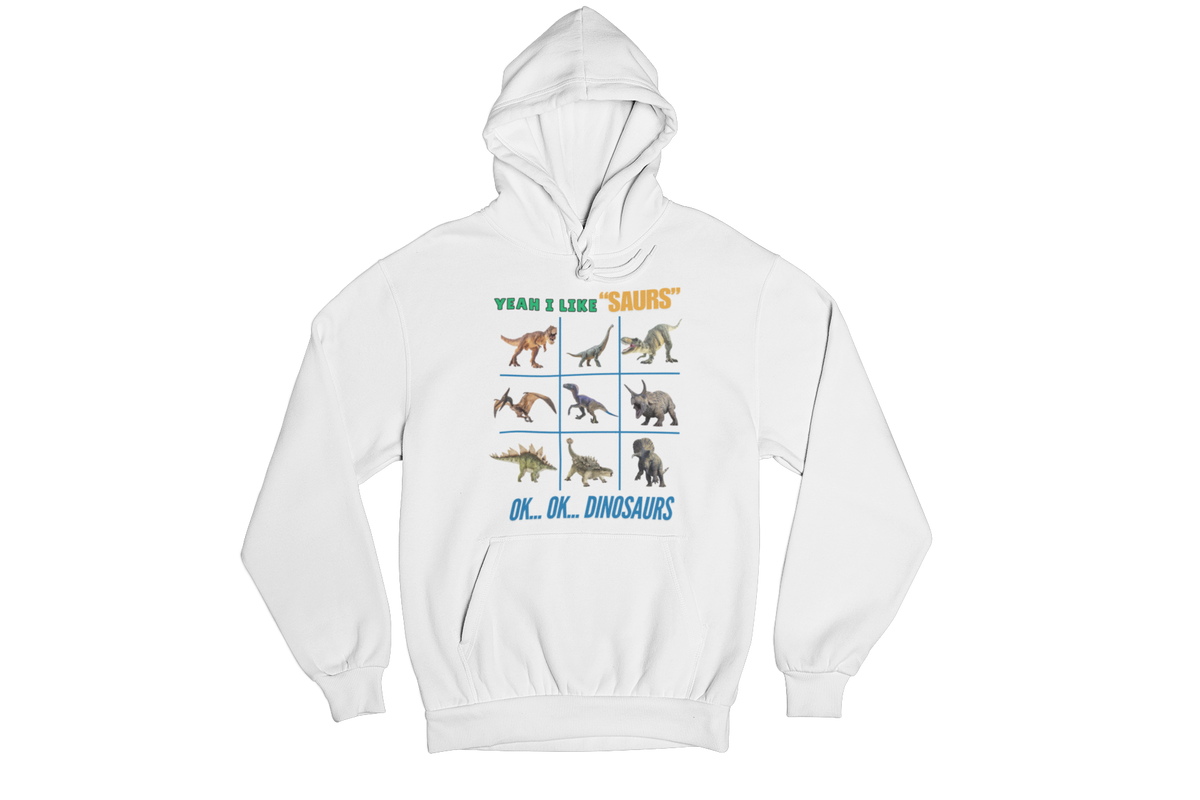 "YEAH I LIKE SAURS..... OK...OK...DINOSAURS" SIGNATURE CUSTOM DESIGN
